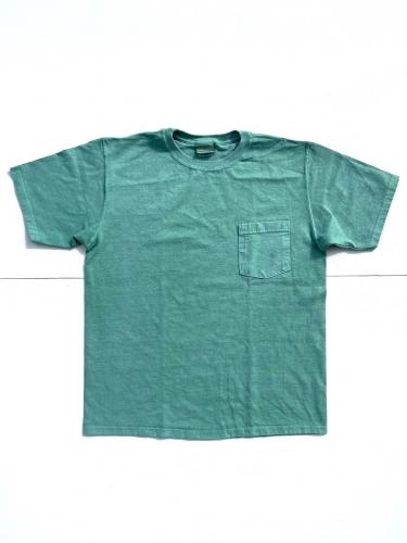 S/S Pocket Tee Pigment Dye (Apple Green)