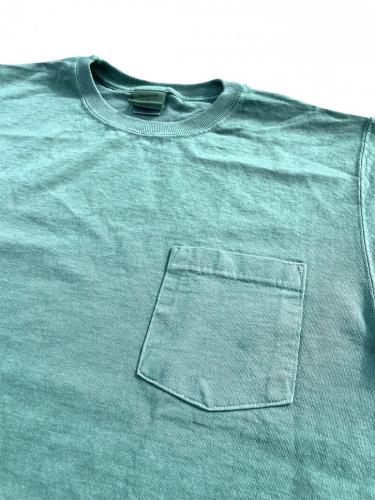 S/S Pocket Tee Pigment Dye (Apple Green)