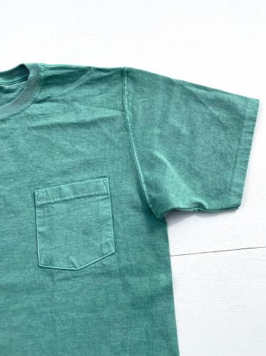 S/S Pocket Tee Pigment Dye (Apple Green)