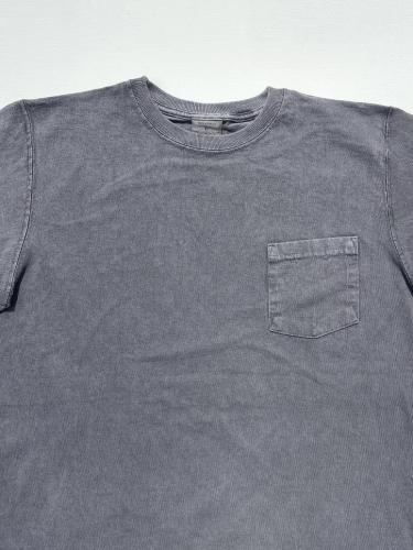 S/S Pocket Tee Pigment Dye (Black)