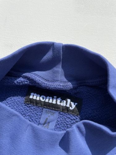 【monitaly】　Super Russell Mock Neck  "Navy"