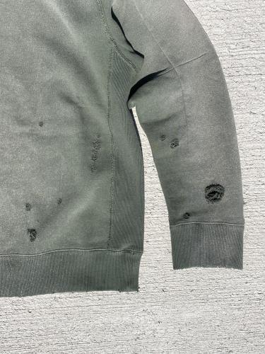 Darts Sweat Hoody (French Terry) "Olive"