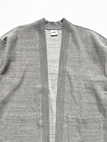 【UNDYED】　WAFFLE L/S CARDIGAN