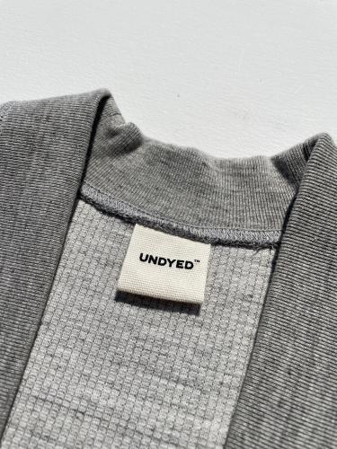 【UNDYED】　WAFFLE L/S CARDIGAN