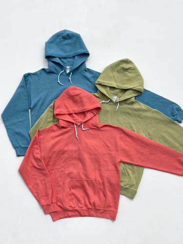 【JERZEES】　Over Dye Hooded Sweatshirt