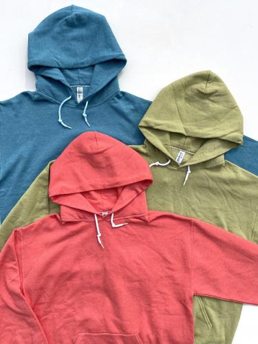 【JERZEES】　Over Dye Hooded Sweatshirt