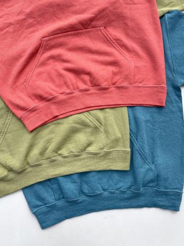 【JERZEES】　Over Dye Hooded Sweatshirt