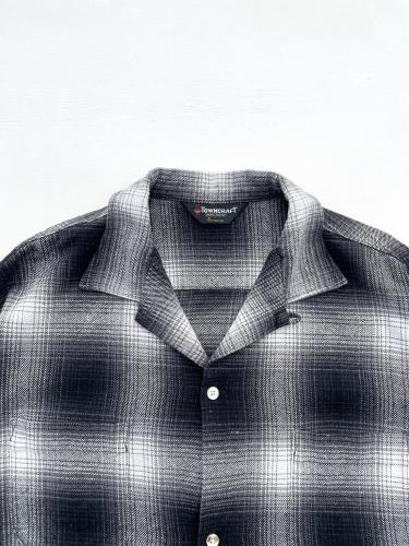 【TOWNCRAFT】 Flannel Check Loop Collar L/S Shirt