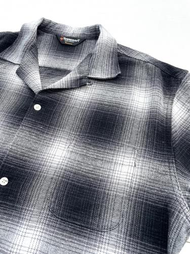 【TOWNCRAFT】 Flannel Check Loop Collar L/S Shirt