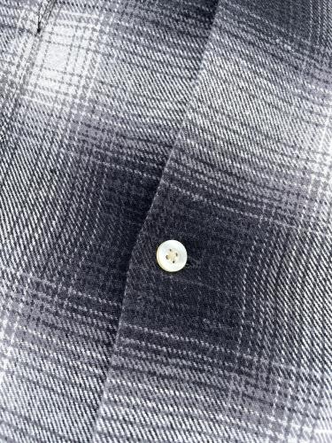 【TOWNCRAFT】 Flannel Check Loop Collar L/S Shirt