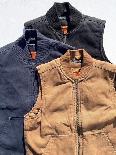 【CornerStone】 Washed Duck Cloth Vest