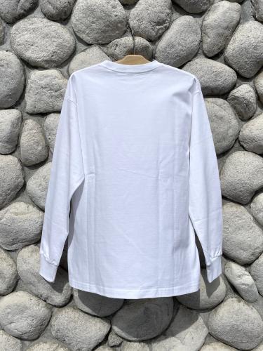 【THRIFTY LOOK 】 "PATR" LS TEE (White)