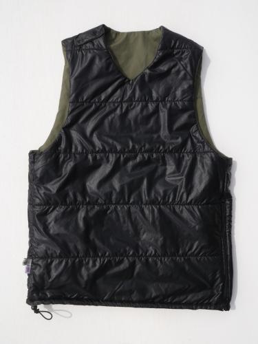 Natural/商品詳細 【MONITALY】 Reversible Insulated Vest (Vancloth)