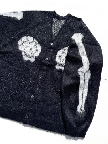 【THRIFTY LOOK 】 Raglan Sleeve Souvenir Cardigan