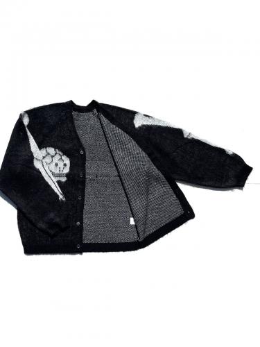 【THRIFTY LOOK 】 Raglan Sleeve Souvenir Cardigan