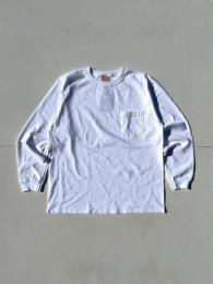 L/S Crew Pocket Tee (White)