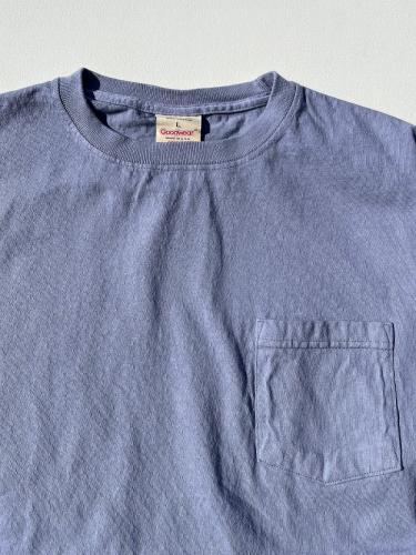 L/S Crew Pocket Tee (Fade Navy)