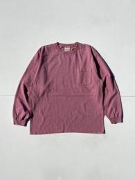 L/S Crew Pocket Tee (Old Pink)