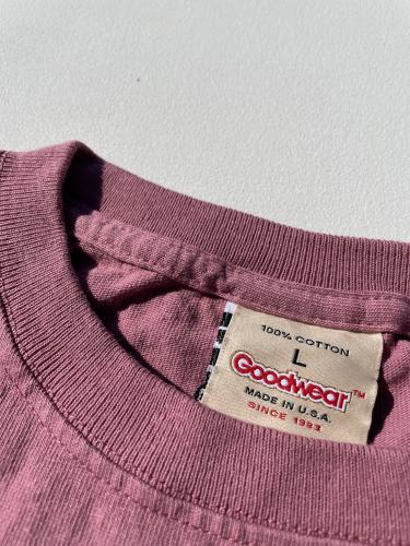 L/S Crew Pocket Tee (Old Pink)