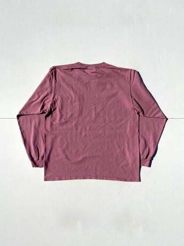 L/S Crew Pocket Tee (Old Pink)