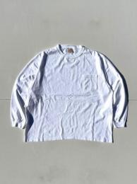 L/S Crew Pocket Tee BIG (White)