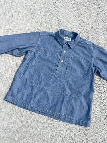 Army Popover Shirt (Cotton Chambray)