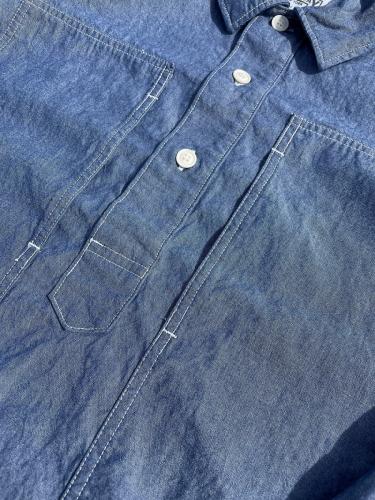 Army Popover Shirt (Cotton Chambray)