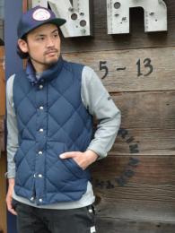 【30% OFF】　NR別注　Round Tail Quilted Italian Vest　
