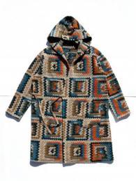 【30% OFF】 Knit Robe (Poly Wool Crochet Knit)