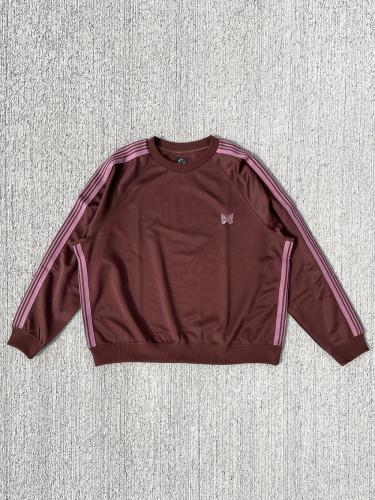 Track Crew Neck Shirt (Poly Smooth) "Brown"