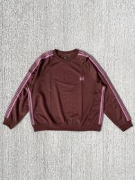 Track Crew Neck Shirt (Poly Smooth) "Brown"