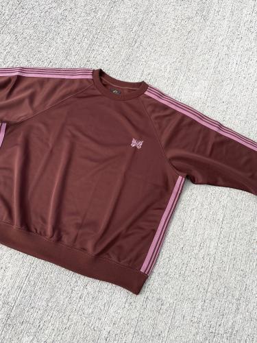 Track Crew Neck Shirt (Poly Smooth) "Brown"