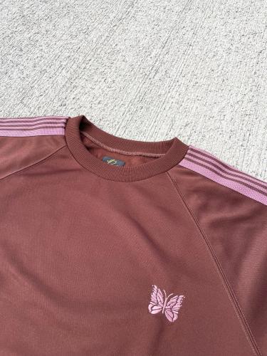 Track Crew Neck Shirt (Poly Smooth) "Brown"