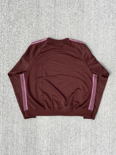 Track Crew Neck Shirt (Poly Smooth) "Brown"