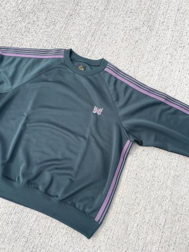 Track Crew Neck Shirt (Poly Smooth) "Green"