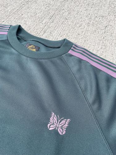 Track Crew Neck Shirt (Poly Smooth) "Green"