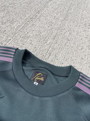Track Crew Neck Shirt (Poly Smooth) "Green"