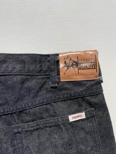 【PENNEY'S FOREMOST】 50s Late 5 Pocket Pant (Black)