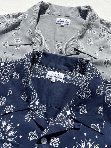 【B.T.R  Behind The River】　Portland Bandana Shirts