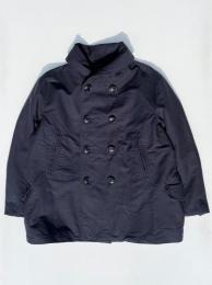 LH Pea Coat (Cotton Double Cloth) "Navy"