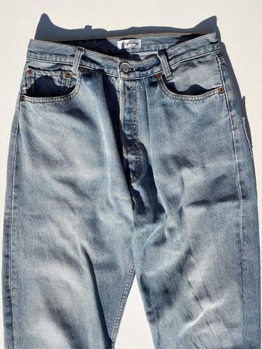 【KNIFEWING】 USA Levi's 501 Wide Tapered Pants (M)