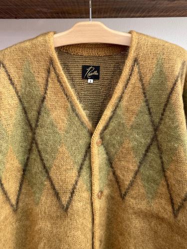Mohair Cardigan (Argyle)