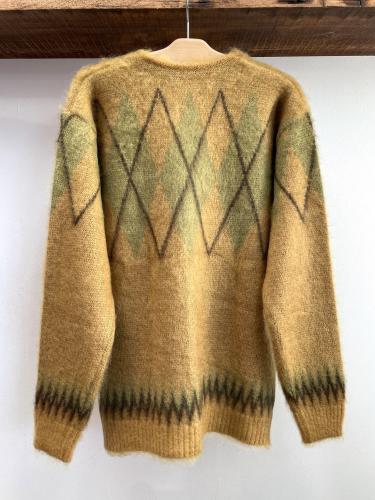 Mohair Cardigan (Argyle)